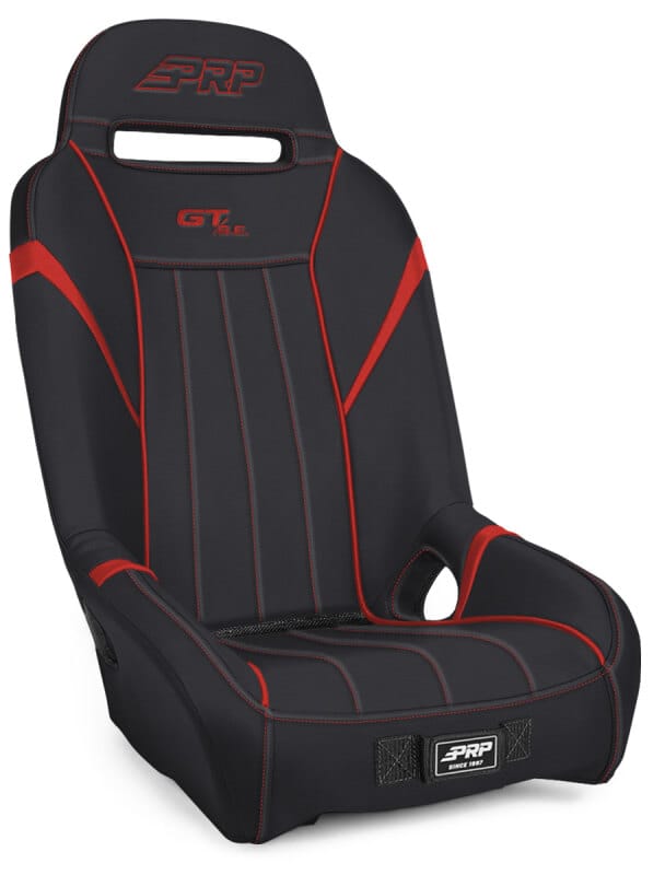 PRP Seats — PRP Polaris RZR PRO XP/PRO R/Turbo R GT/S.E. Suspension Seat- Black/Red