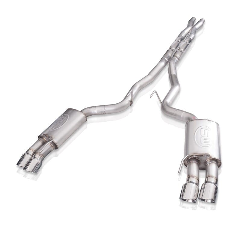 Stainless Works — Stainless Works Legend Catback X-Pipe Factory Connect With Valve