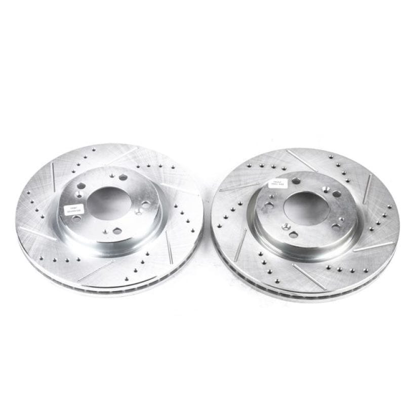 PowerStop — PowerStop Evolution Performance Drilled, Slotted & Plated Brake Rotor Pair