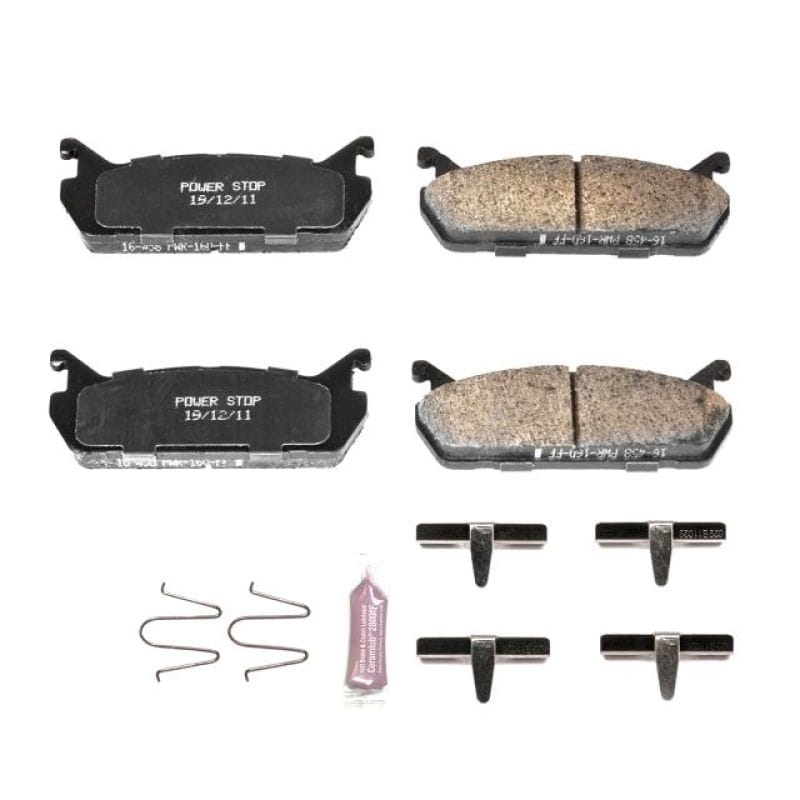 PowerStop — PowerStop - Z23 Daily Driver Carbon-Fiber Ceramic Brake Pads with Hardware Kit
