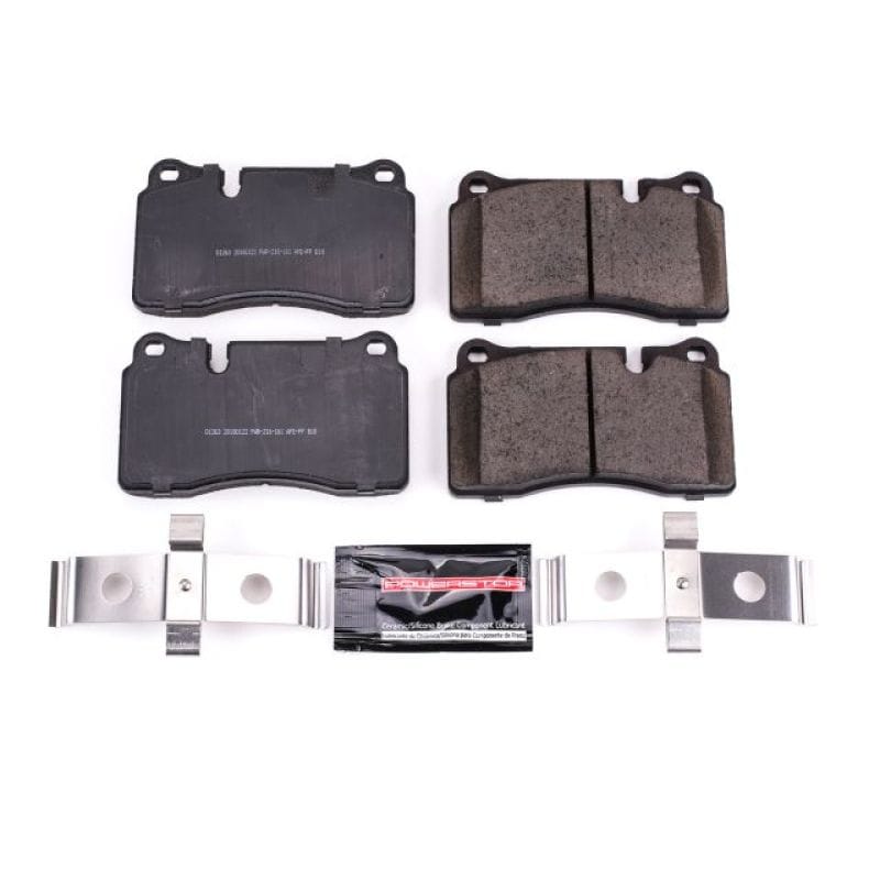 PowerStop — PowerStop - Z23 Daily Driver Carbon-Fiber Ceramic Brake Pads with Hardware Kit