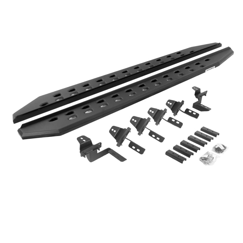 Go Rhino — RB20 Slim Line Running Boards with Mounting Brackets Kit