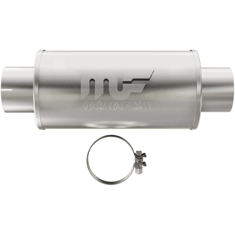 Magnaflow — Straight-Through Performance Muffler; 4in. Center/Center;  7x14x7 Body
Straight-Through Performance Muffler; 4in. Center/Center; 7x7x14 Body