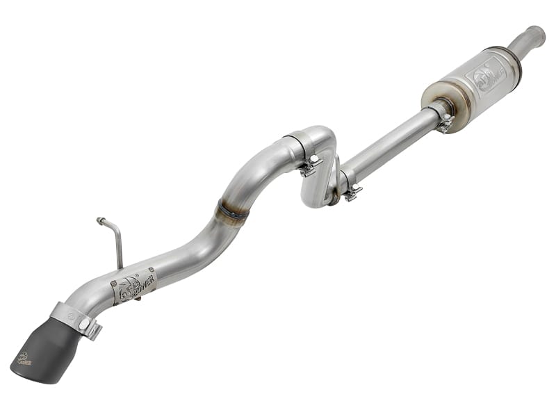 aFe — MACH Force-Xp 2-1/2 IN 409 Stainless Steel Axle-Back Hi-Tuck Exhaust Black