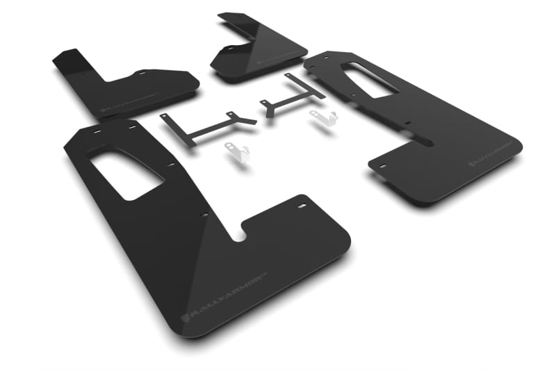 Rally Armor — Black Mud Flap/Metallic Black Logo