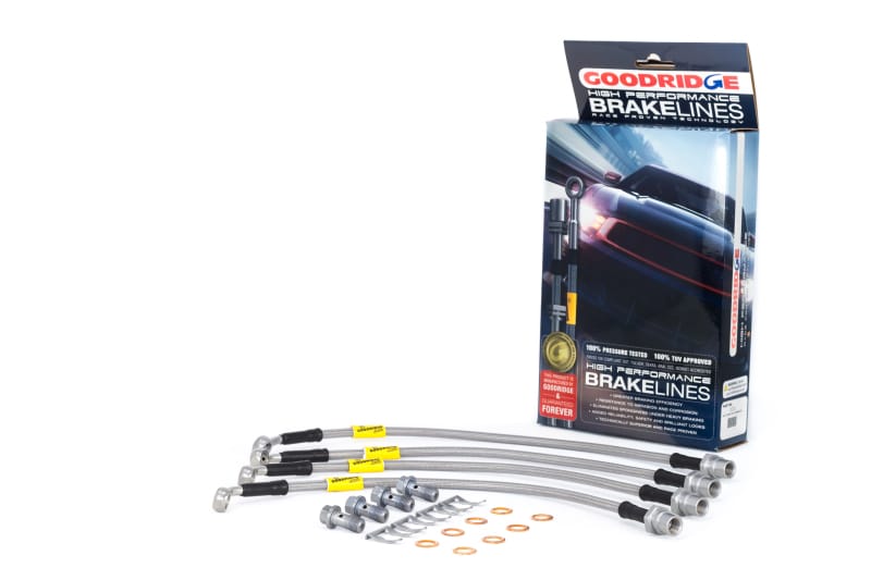 Goodridge — G-STOP SS Braided Brake Line Kit