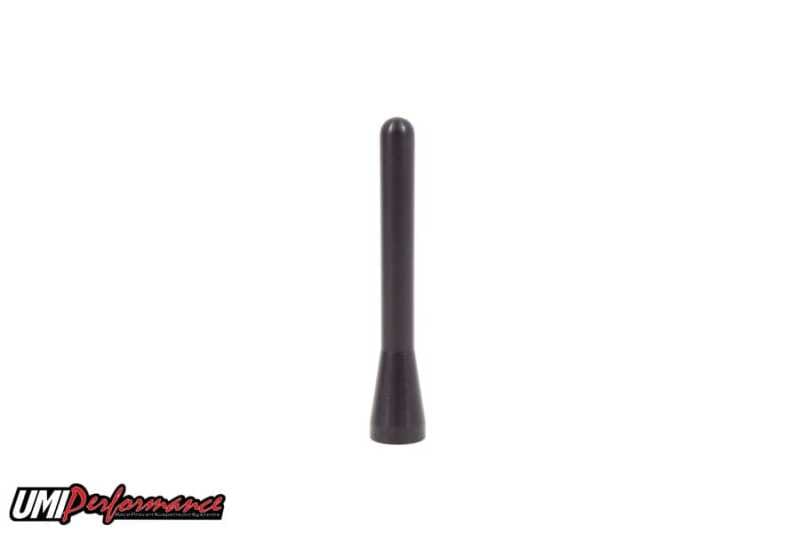 UMI Performance — 2996 - 1982-2002 Chevrolet Camaro Short Antenna, Aluminum, Black