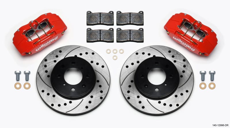 Wilwood — Wilwood DPHA Front Caliper & Rotor Kit Drill Red Honda / Acura w/ 262mm OE Rotor
BRAKE KIT