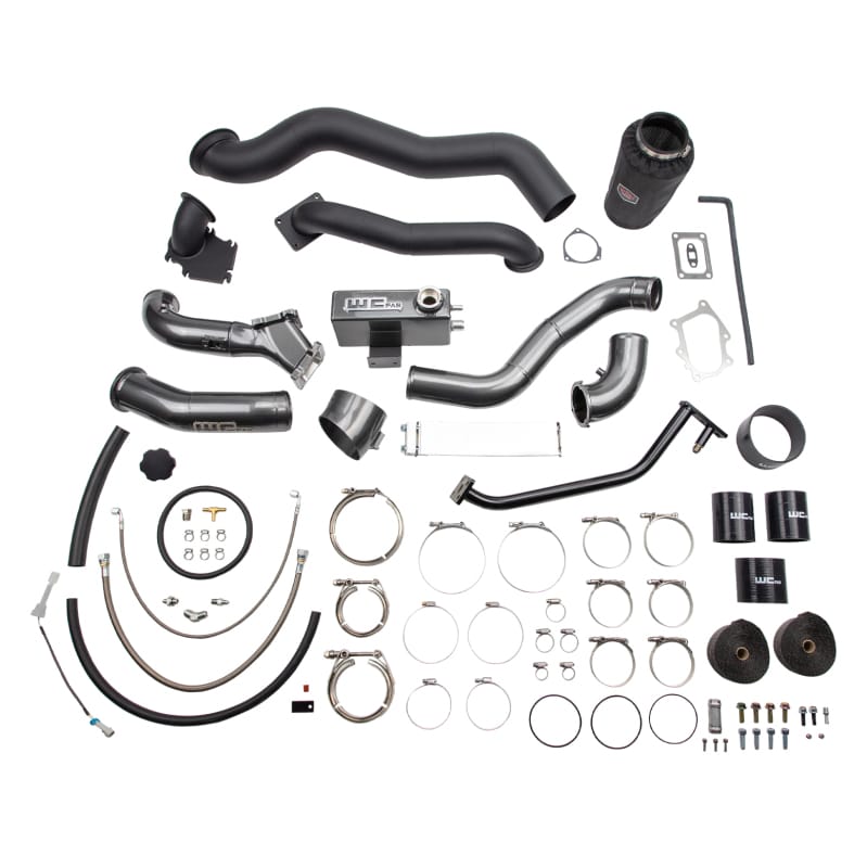 Wehrli — Twin Turbo Kit S400/Stock, for 2001-2004 Duramax LB7, Bengal Red