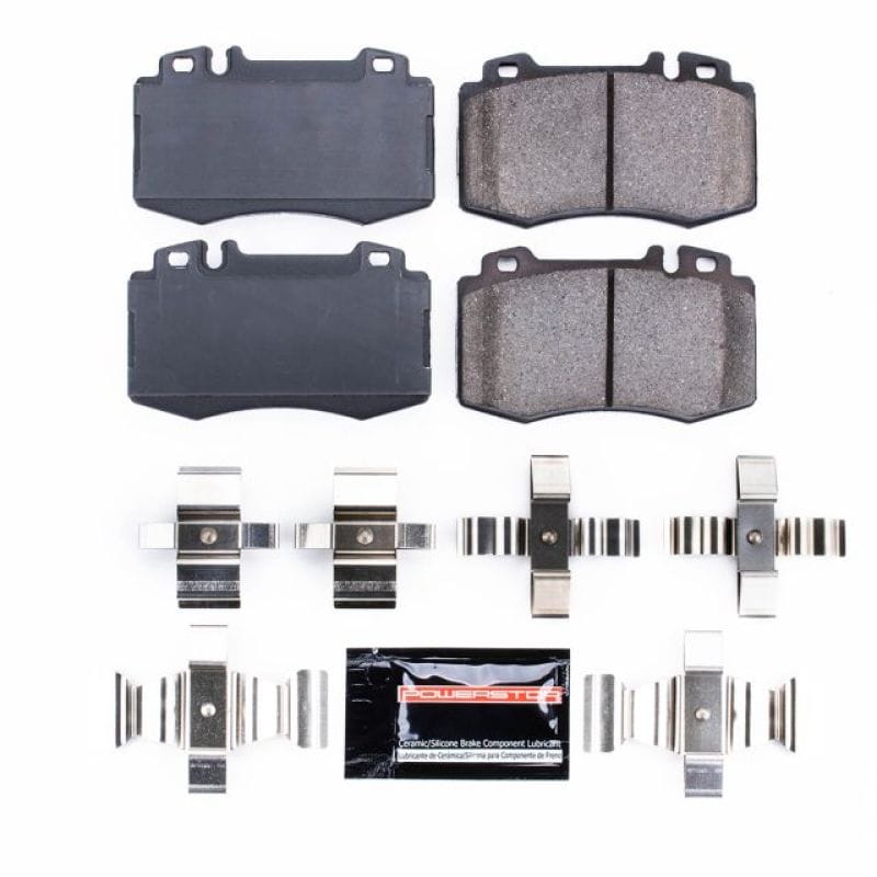 PowerStop — PowerStop - Z23 Daily Driver Carbon-Fiber Ceramic Brake Pads with Hardware Kit