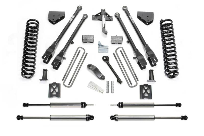 Fabtech — 6" 4LINK SYS W/COILS & DLSS SH KS 05-07 FORD F250 4WD W/FACTORY OVERLOAD
4 Link Lift System