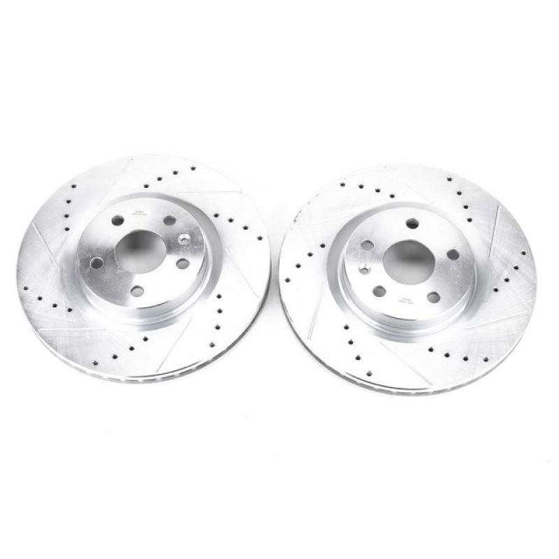PowerStop — PowerStop Evolution Performance Drilled, Slotted & Plated Brake Rotor Pair