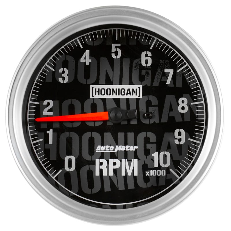 AutoMeter — GAUGE, TACHOMETER, 5" , 10K RPM, IN-DASH, HOONIGAN