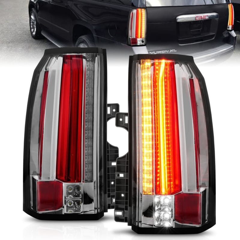 ANZO — ANZO 2015-2017 GMC Yukon/Yukon XL LED Taillights Chrome
Tail Light Set
TailLightSet