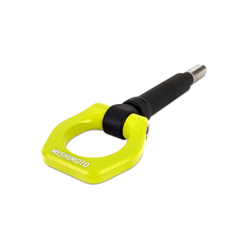 Mishimoto — Racing Tow Hook, Neon Yellow, fits Subaru BRZ/Scion FR-S/Toyota 86 2013-2021