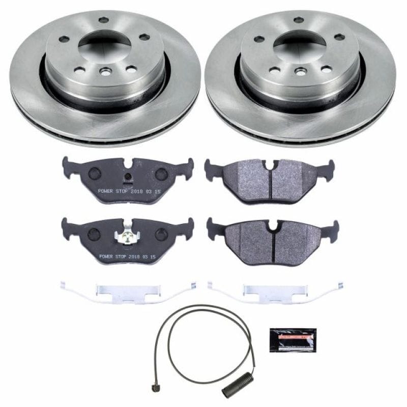 PowerStop — Track Day High-Performance Brake Pad and Rotor Kit