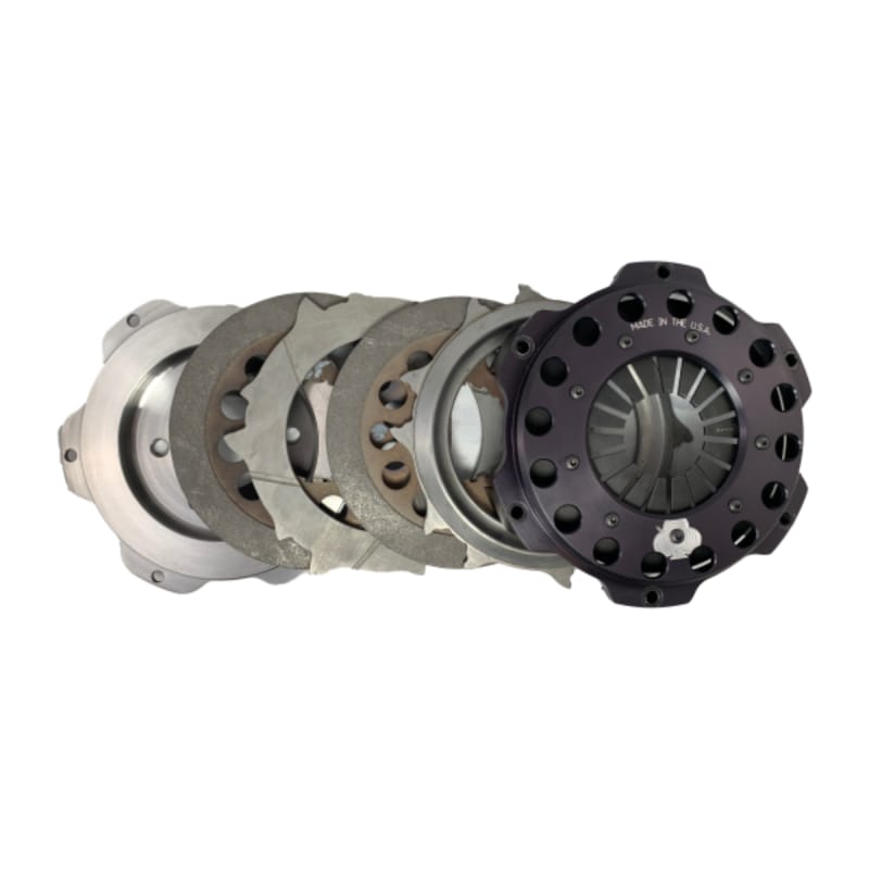 McLeod Racing — 7.25 Double Disc LS-X 6 Bolt Kit with Aluminum FW 168T 1.125 x 26 Spline