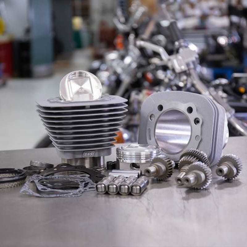 S&S Cycle — S&S Cycle 00-21 Sportster Models 1200cc to 1250cc Hooligan Kit - Silver