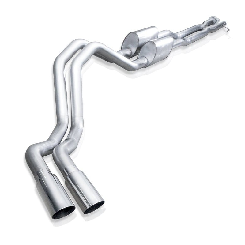 Stainless Works — Stainless Works Catback Dual Turbo S-Tube Mufflers Factory & Performance Connect