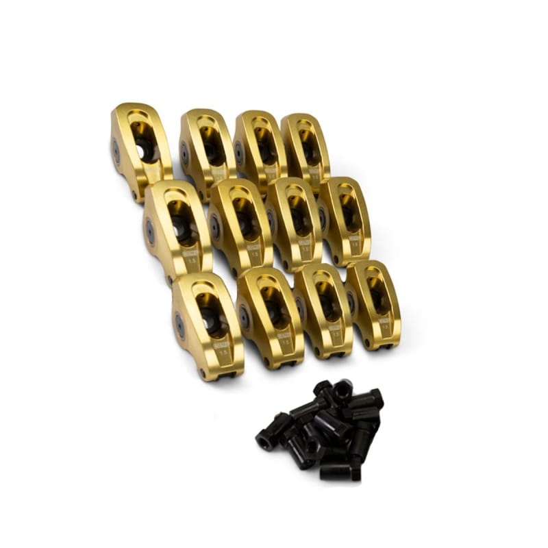 COMP Cams — Ultra-Gold ARC Narrow Rocker Set of 12 1.5 Ratio  '88+ Chevrolet V6 w/ 3/8" Stud
Ultra ARC Narrow Rocker Set of 12 1.5 Ratio  '88+ Chevrolet V6 w/ 3/8" Stud