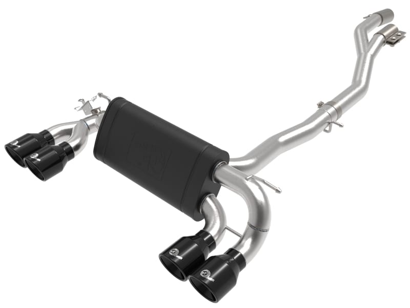 aFe — MACH Force-Xp 3 to 2-1/2 IN Stainless Steel Cat-Back Exhaust System w/Black Ti