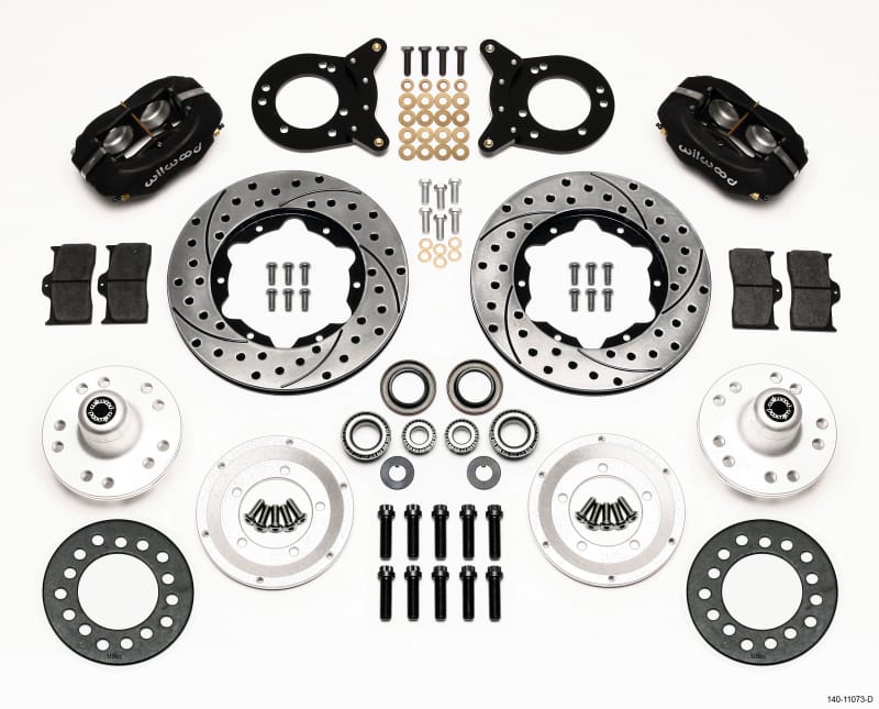 Wilwood — KIT,FRONT,MUSTANG 70-73,FDLI,11.00 SRP,BLACK POWDER COAT