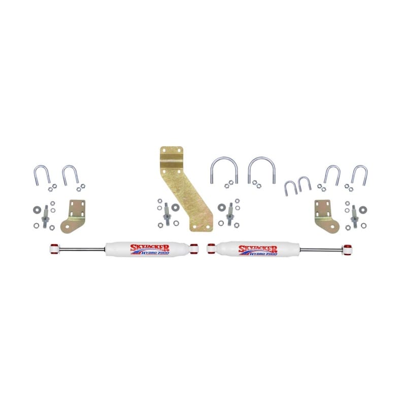 Skyjacker — 7000 Dual Stabilizer Kit With White Cylinders.