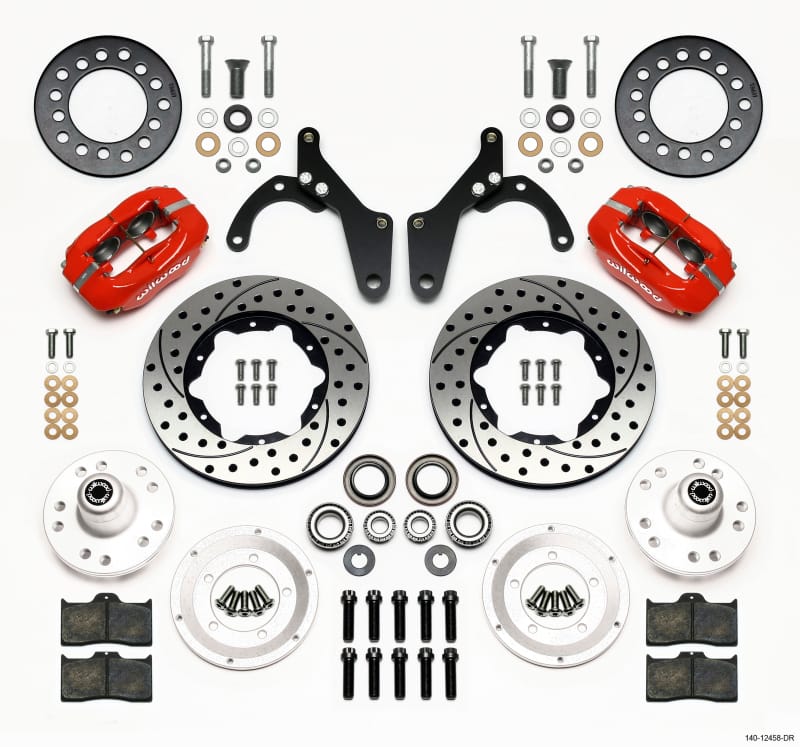 Wilwood — KIT,FRONT,IMPALA 59-64,VETTE 63-64,FDLI 11.00,SRP,RED