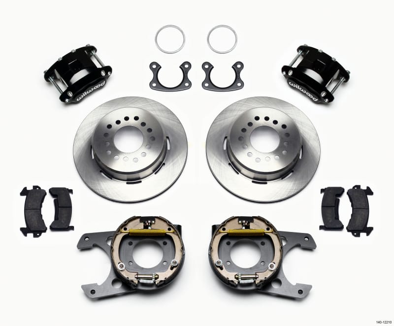 Wilwood — KIT,REAR,DISC/DRUM,SMALL FORD,2.66 OFFSET,D154,1PC ROTOR