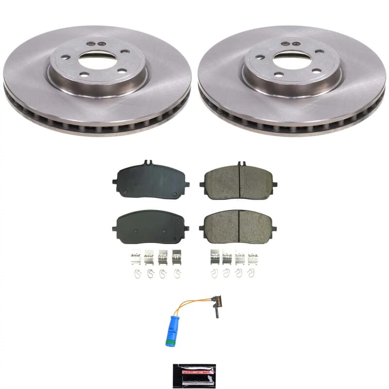 PowerStop — OE Stock Replacement Low-Dust Ceramic Brake Pad and Rotor Kit