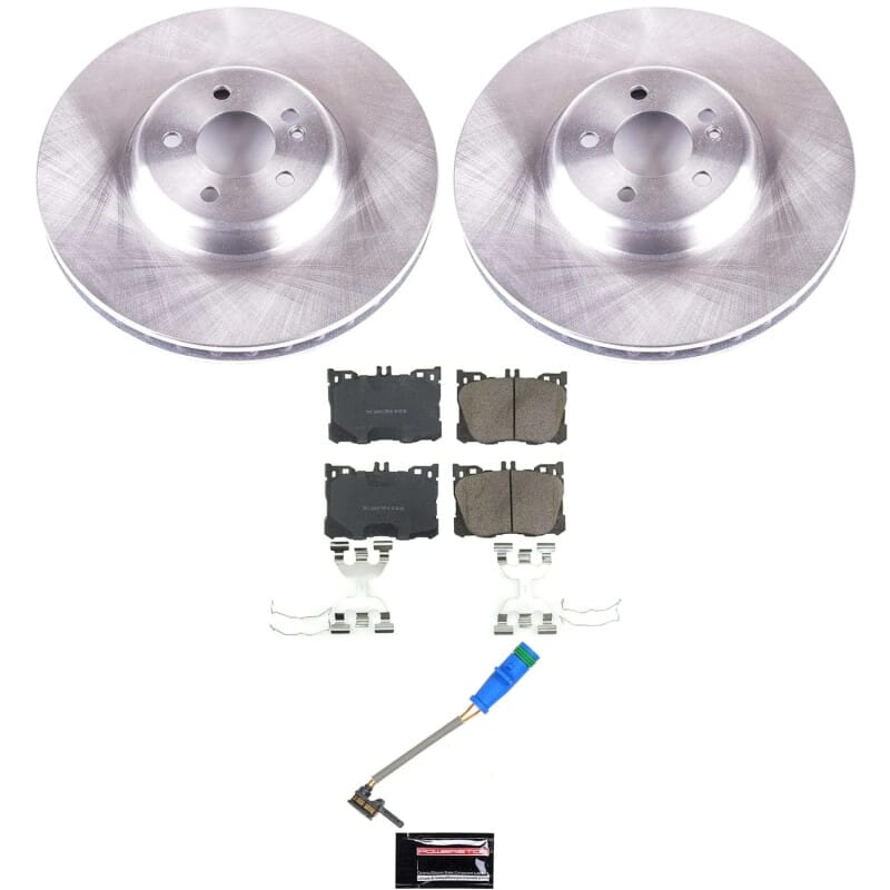 PowerStop — OE Stock Replacement Low-Dust Ceramic Brake Pad and Rotor Kit