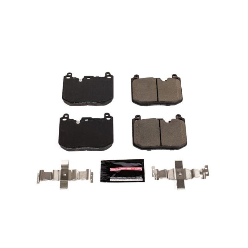 PowerStop — PowerStop - Z23 Daily Driver Carbon-Fiber Ceramic Brake Pads with Hardware Kit