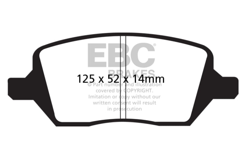 EBC — 6000 Series Greenstuff Truck/SUV Brakes Disc Pads