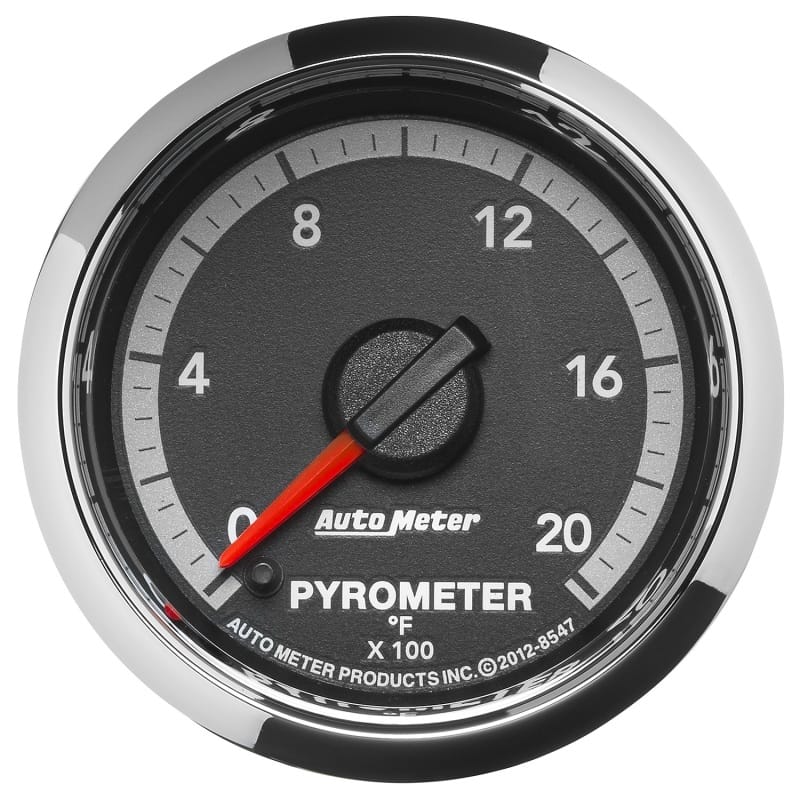 AutoMeter — GAUGE,PYRO. (EGT),2 1/16",2000 Degrees F,STEPPER MOTOR,RAM GEN 4 FACT. MATCH
