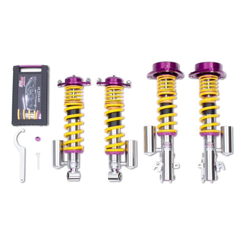 KW — Adjustable Coilovers, Aluminum Top Mounts, Independent Compression and Rebound
KW V3 CLUBSPORT KIT - 35245818