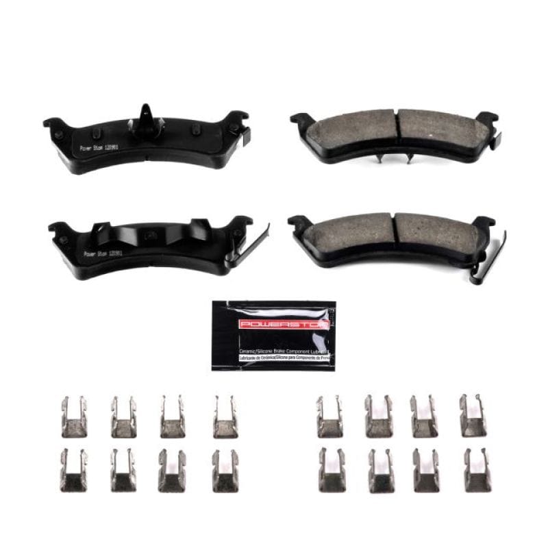 PowerStop — PowerStop - Z23 Daily Driver Carbon-Fiber Ceramic Brake Pads with Hardware Kit