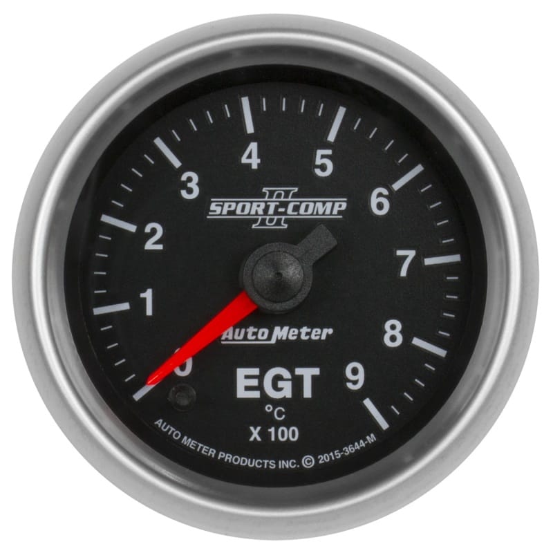 AutoMeter — GAUGE, PYROMETER (EGT), 2 1/16", 900?C, DIGITAL STEPPER MOTOR, SPORT-COMP II