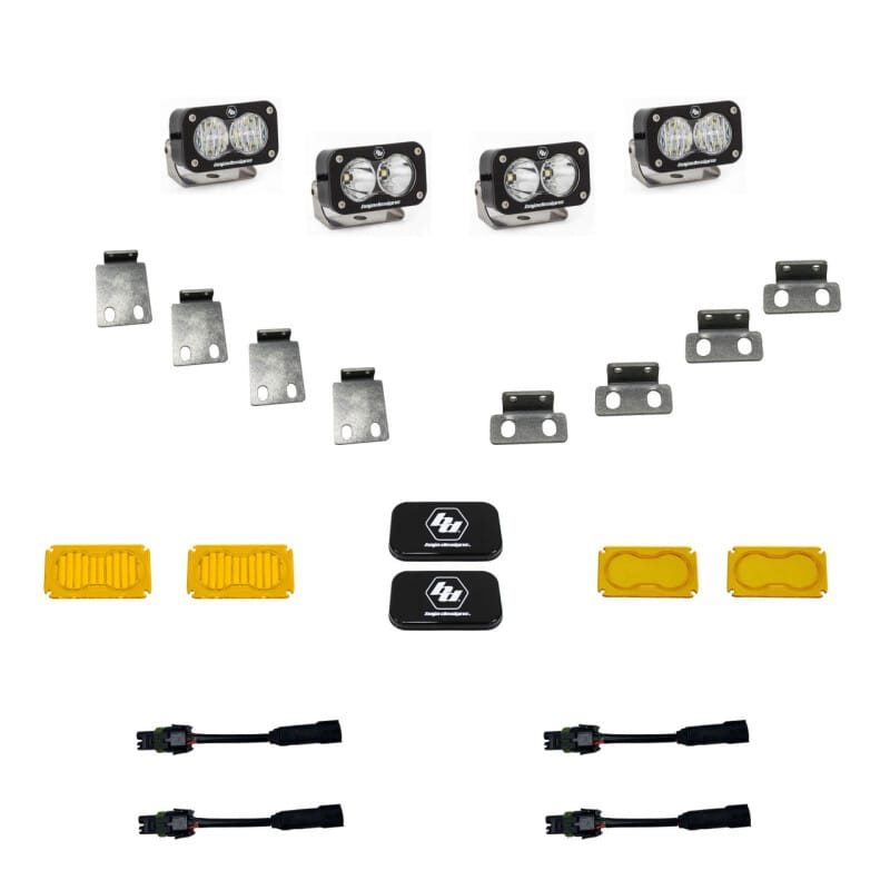Baja Designs — Baja Designs S2 Pro Fog Pocket Kit - 2021+ Ford Raptor