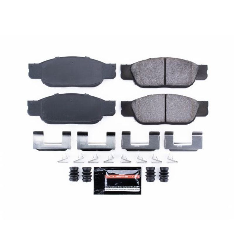 PowerStop — PowerStop - Z23 Daily Driver Carbon-Fiber Ceramic Brake Pads with Hardware Kit