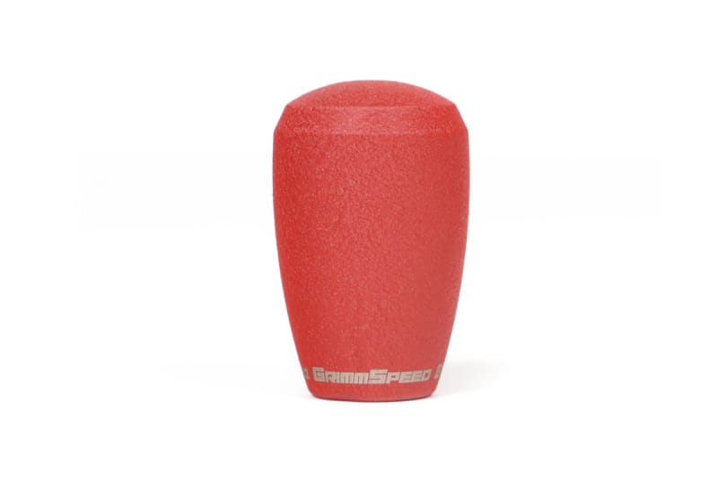 GrimmSpeed — GrimmSpeed Shift Knob Stainless Steel - Subaru 5 Speed and 6 Speed Manual Transmission - Red