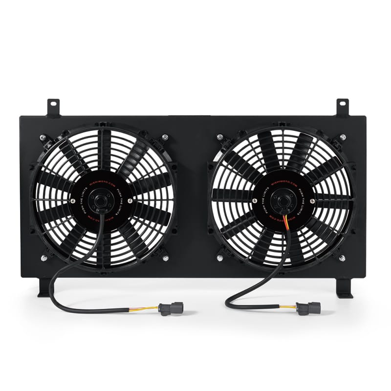 Mishimoto — Aluminum Fan Shroud Kit, Black, fits Acura RSX 2002-2006