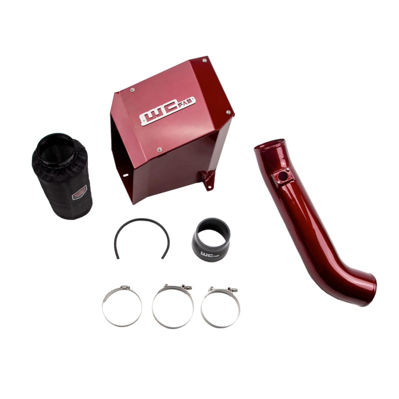 Wehrli — Intake Kit, 4in., for 2001-2004 Duramax LB7, WCFab Red