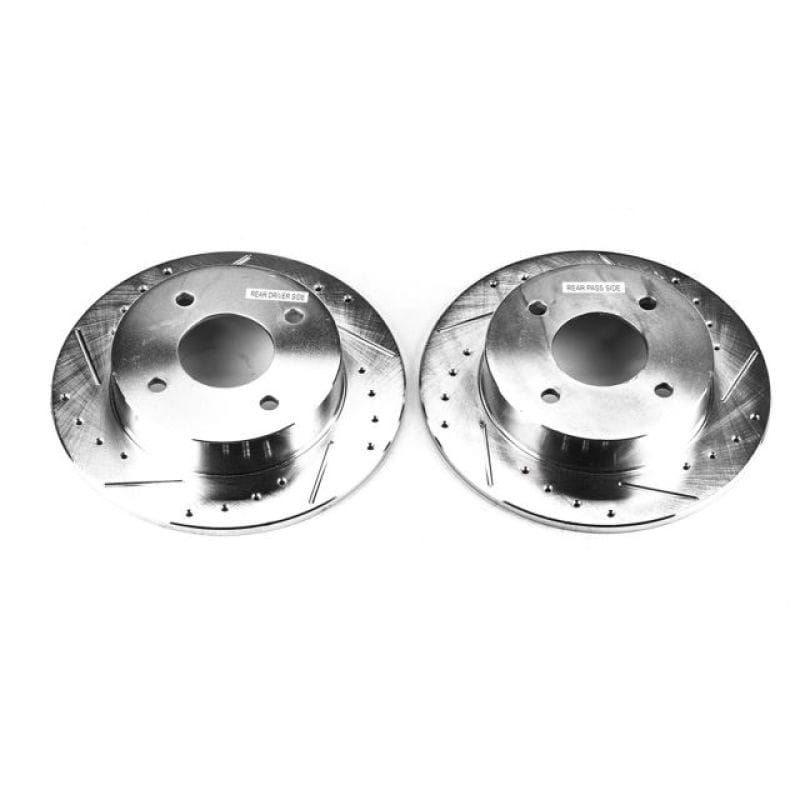 PowerStop — PowerStop Evolution Performance Drilled, Slotted & Plated Brake Rotor Pair