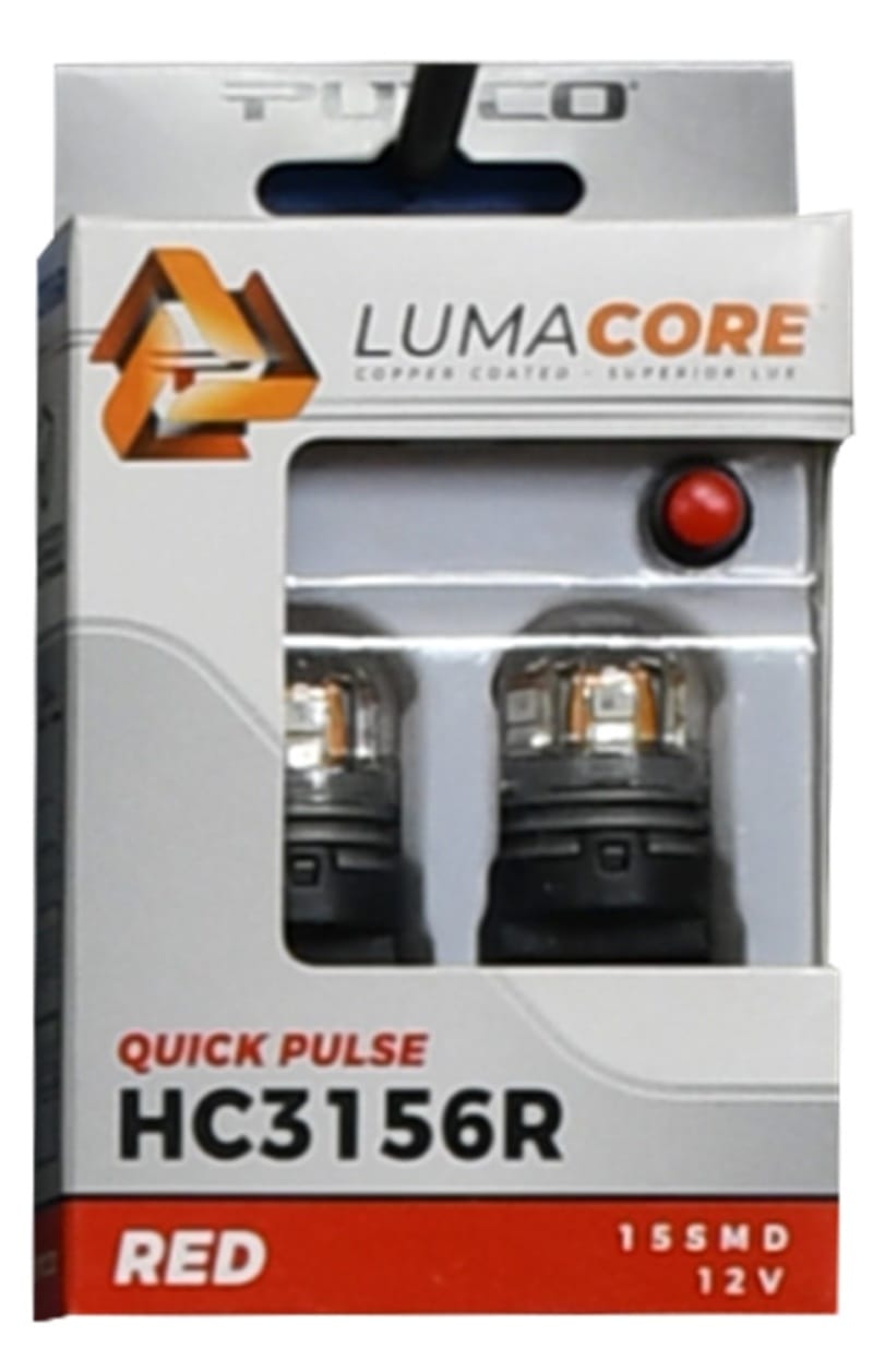 Putco — Putco LumaCore 3156 Red - Pair (x3 Strobe w/ Bright Stop)
Bulb