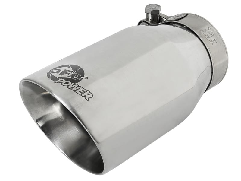 aFe — MACH Force-Xp 304 Stainless Steel Clamp-on Exhaust Tip Polished