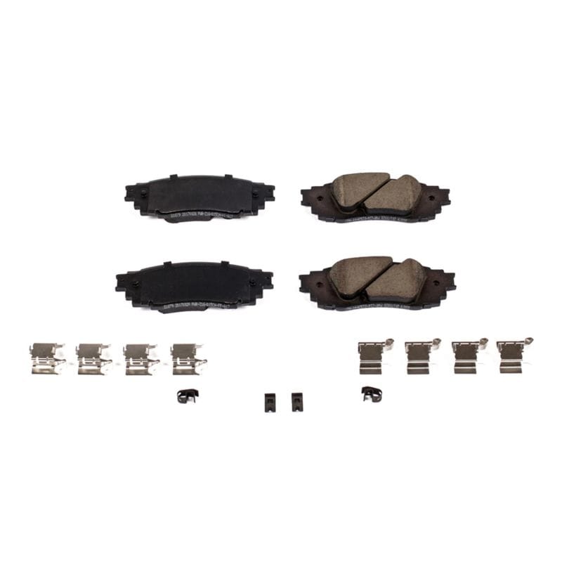 PowerStop — PowerStop - Z17 Low-Dust Ceramic Brake Pads with Hardware