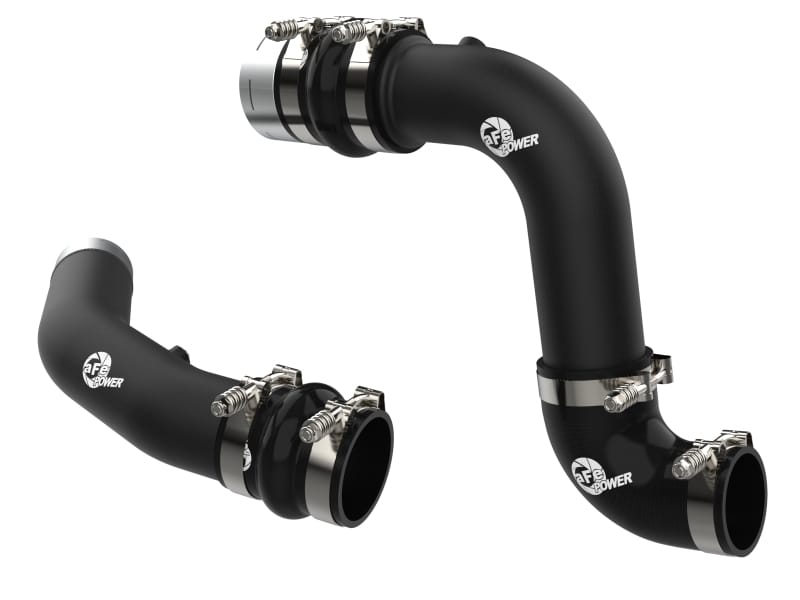 aFe — aFe 23-24 Ford Diesel Trucks V8-6.7L (td) BladeRunner Aluminum Hot and Cold Charge Pipe Kit - Black
Charge Pipe Kit