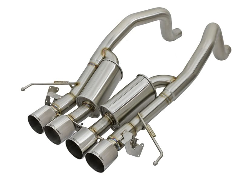 aFe — MACH Force-Xp 304 Stainless Steel Axle-Back Exhaust System w/ Polished Tips
