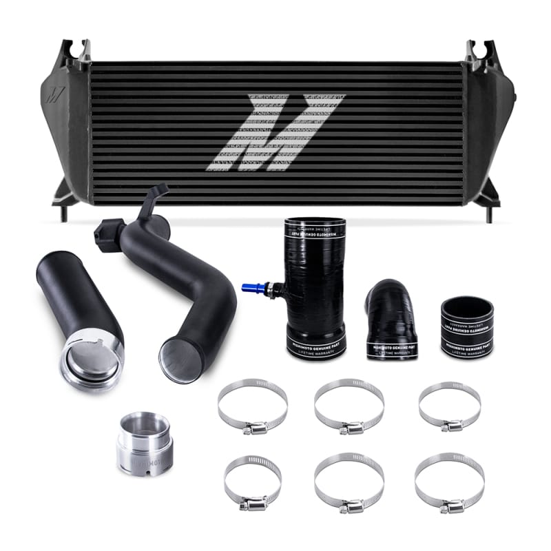 Mishimoto — Mishimoto 19+ Ford Ranger 2.3L EcoBoost Intercooler Kit - Black + MWBK Pipes