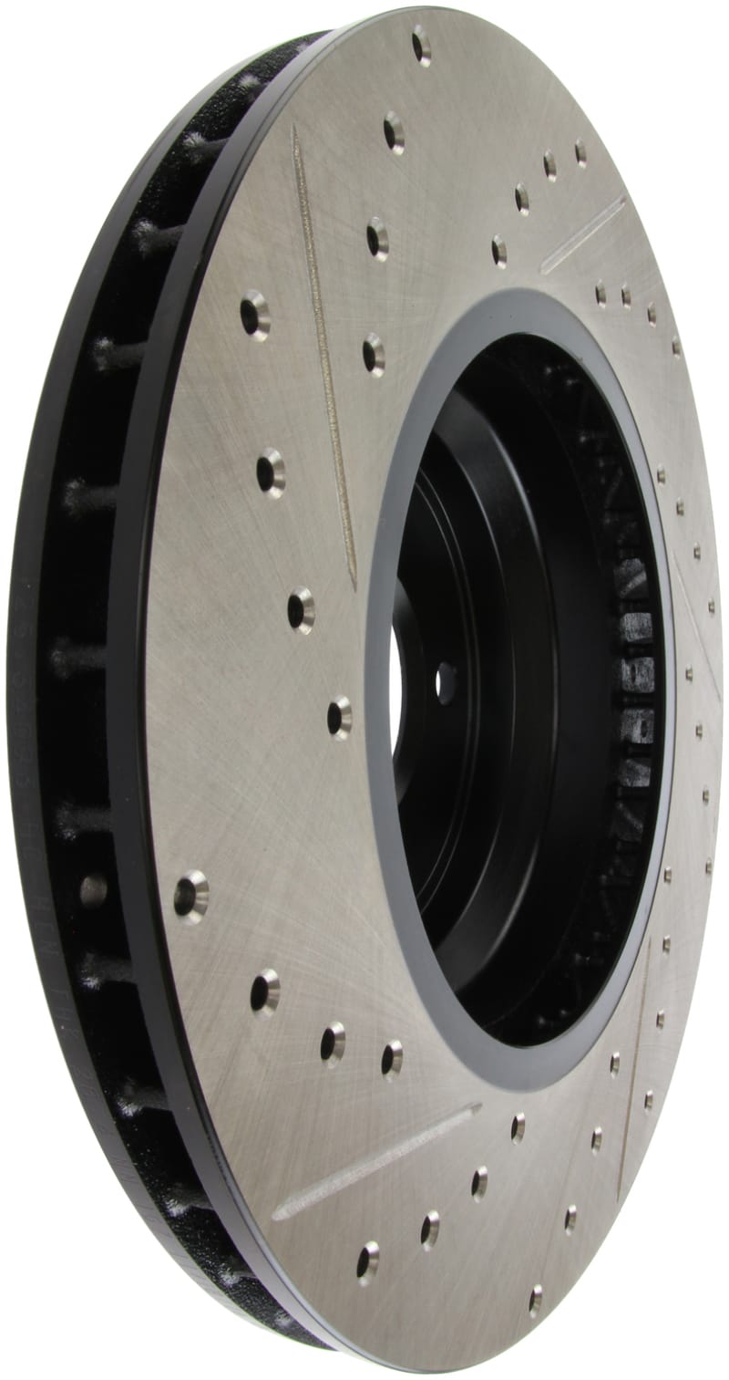 Stoptech — StopTech Sport Drilled & Slotted Brake Rotor; Front Left
StopTech Sport Drilled/Slotted Brake Rotor; Front Left